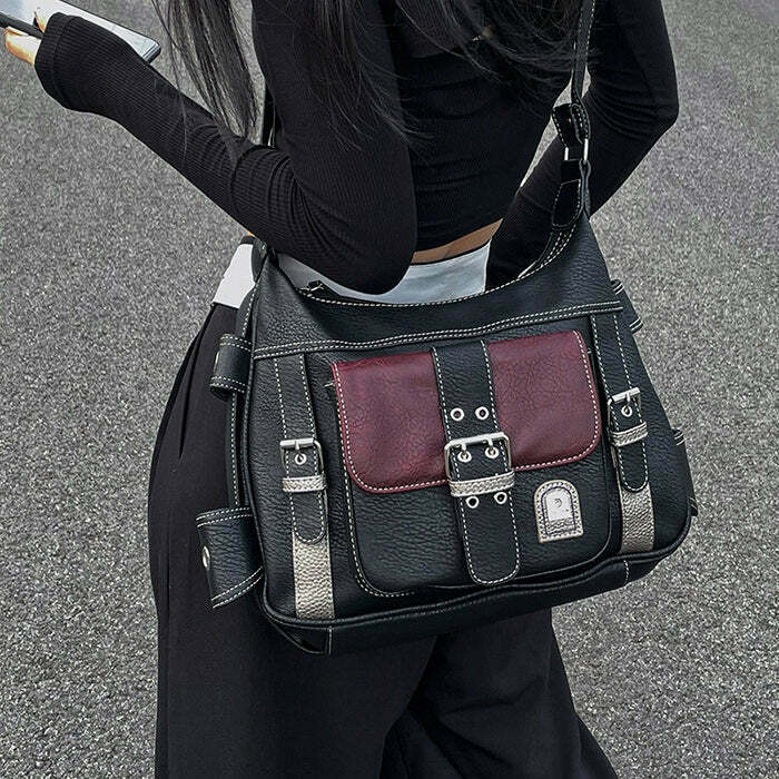 Y2K & 90s Fashion Shoulder Bag - Perfect for Grunge, Retro, and Summer Outfits