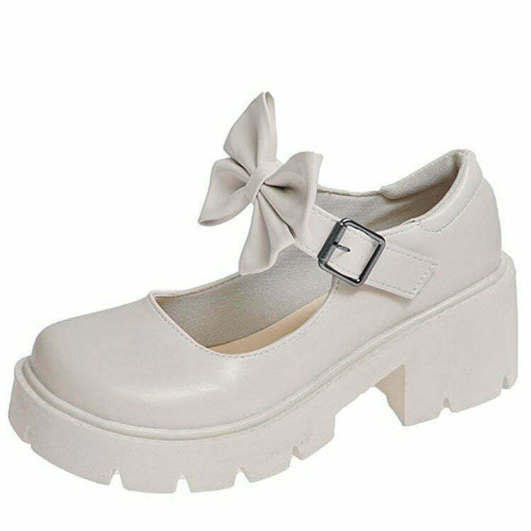 Y2K & 90s Fashion Skippin' School Platform Sandals - Retro, Grunge, and Pastel