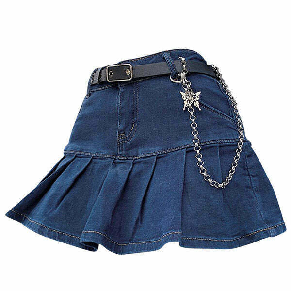 Y2K & 90s Fashion Trendsetter Pleated Skirt - Perfect for Grunge, Retro, and Summer Out