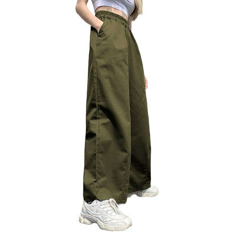 Y2K & 90s Fashion Vintage Casual Loose Pants - Retro Grunge Summer Outfit Essentials