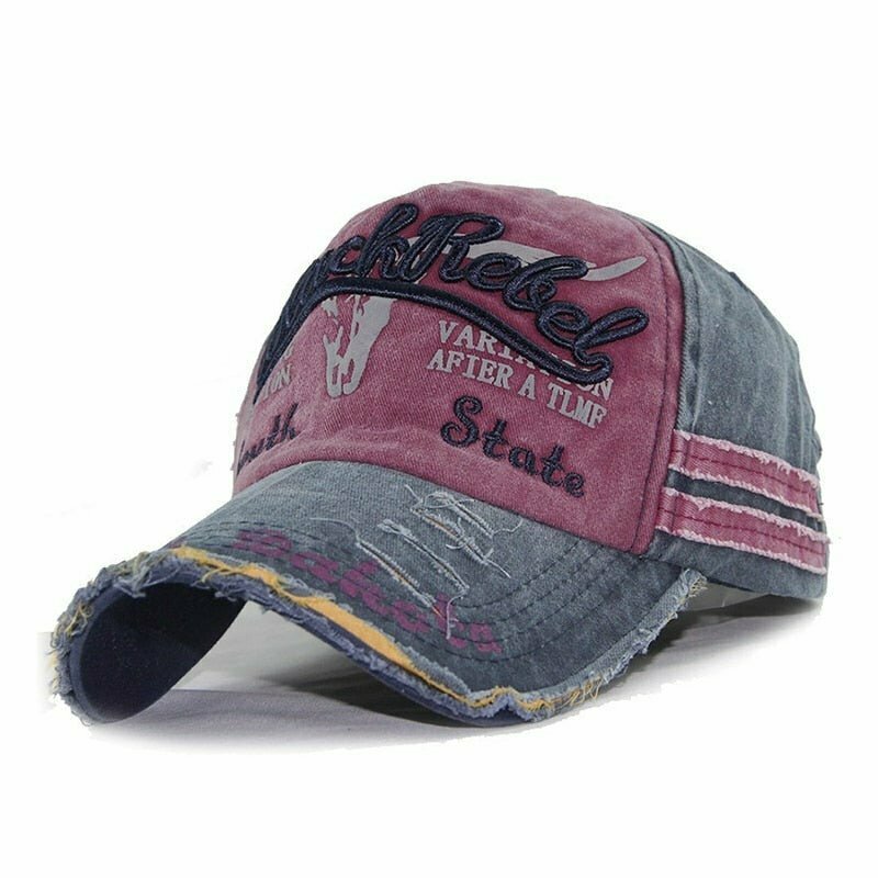 Y2K & 90s Fashion Washed Cotton Baseball Cap - Retro Grunge, Hip Hop, Pastel Goth Style