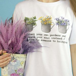 Y2K & 90s Fashion Your Own Gardens T-Shirt - Retro, Grunge, Summer, Party & Club