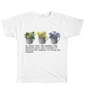 Y2K & 90s Fashion Your Own Gardens T-Shirt - Retro, Grunge, Summer, Party & Club