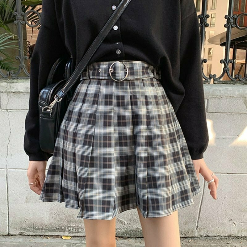 Y2K 90s Plaid Skirt - Retro Grunge Summer Outfit, Y2K Party & Club Fashion