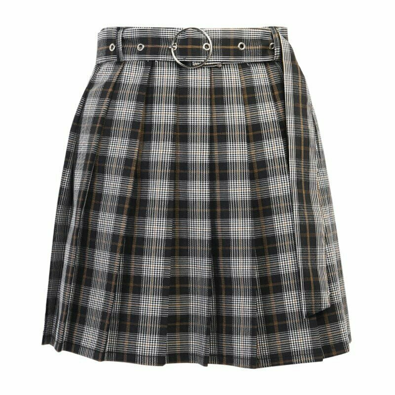 Y2K 90s Plaid Skirt - Retro Grunge Summer Outfit, Y2K Party & Club Fashion