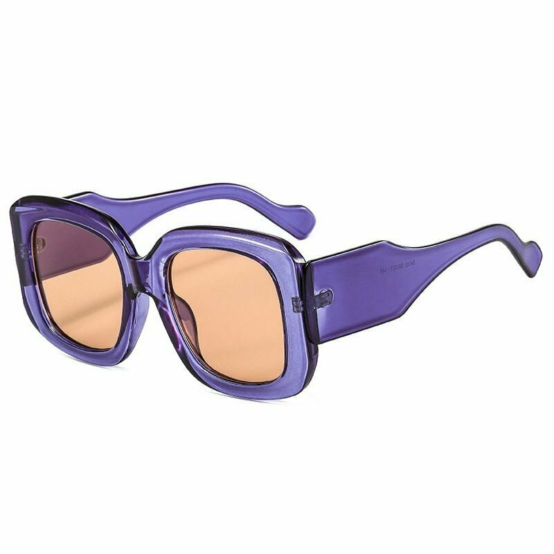 Y2K & 90s Retro Fashion Oversized Square Sunglasses - Perfect for Grunge, Hip Hop, and Summer