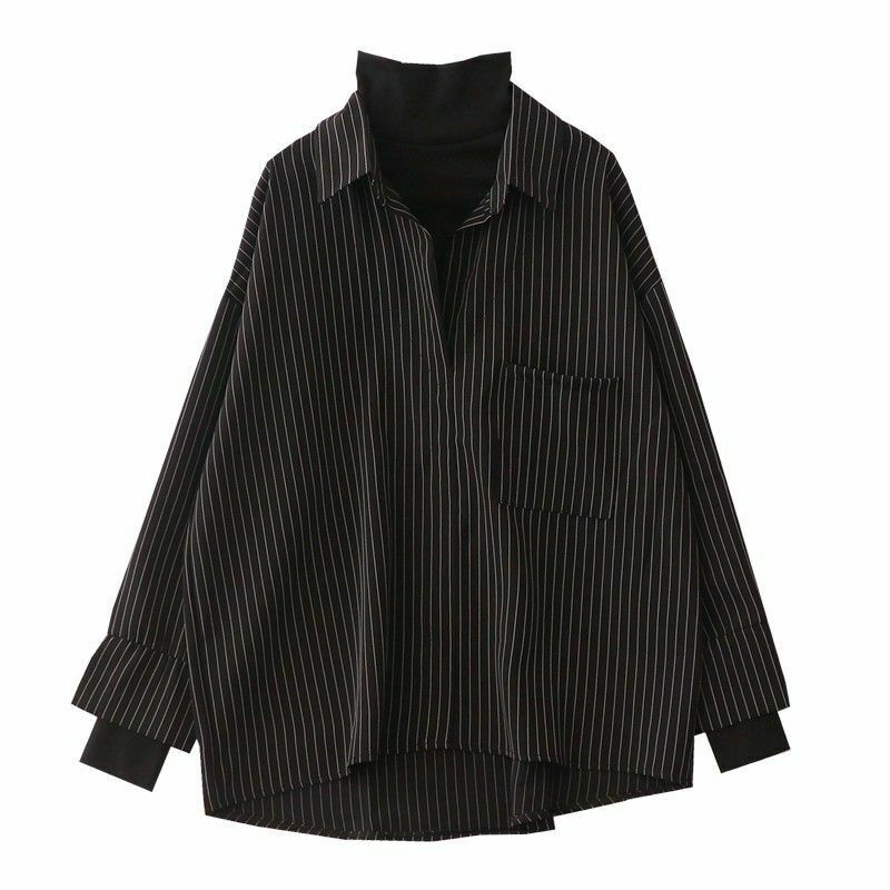 Y2K & 90s Vintage Striped Chic Shirt - Perfect for Grunge, Retro, and Summer Outfits