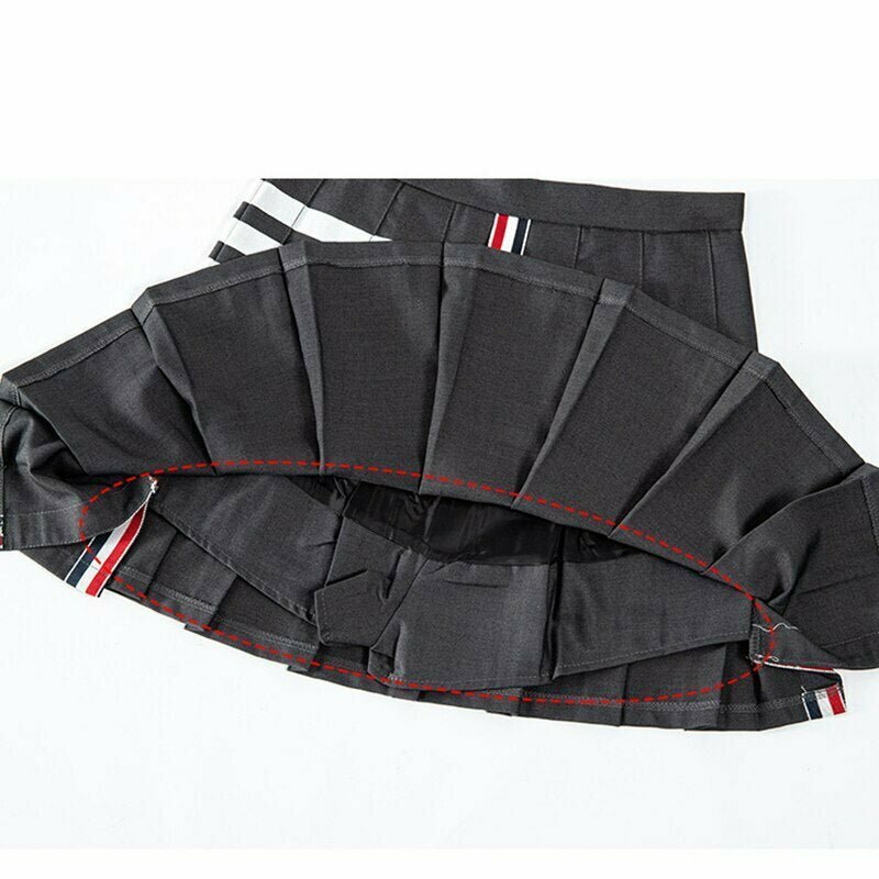 Y2K Asymmetrical Pleated Tennis Skirt - 90s Grunge, Retro, Summer, Party, Club