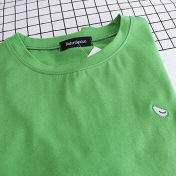 Y2K Avocado T-Shirt - Retro 90s Grunge Summer Outfit, Y2K Fashion, Baby Tees