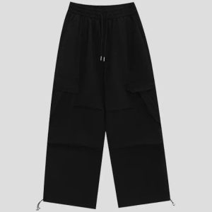 Y2K Baggy Cargo Women's Pants - 90s Grunge, Retro Y2K Summer Outfits, Hip Hop