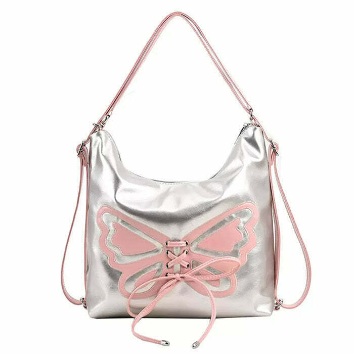 Y2K Butterfly Aesthetic Handbag - Perfect for 90s Grunge, Retro, and Summer Y2K