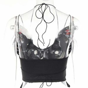 Y2K Butterfly Crop Top - Retro 90s Grunge, Summer Party, and Club Outfits