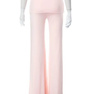 Y2K Butterfly Diamond Flare Pants - Retro 90s Grunge Summer Outfit, Y2K Party & Club Fashion