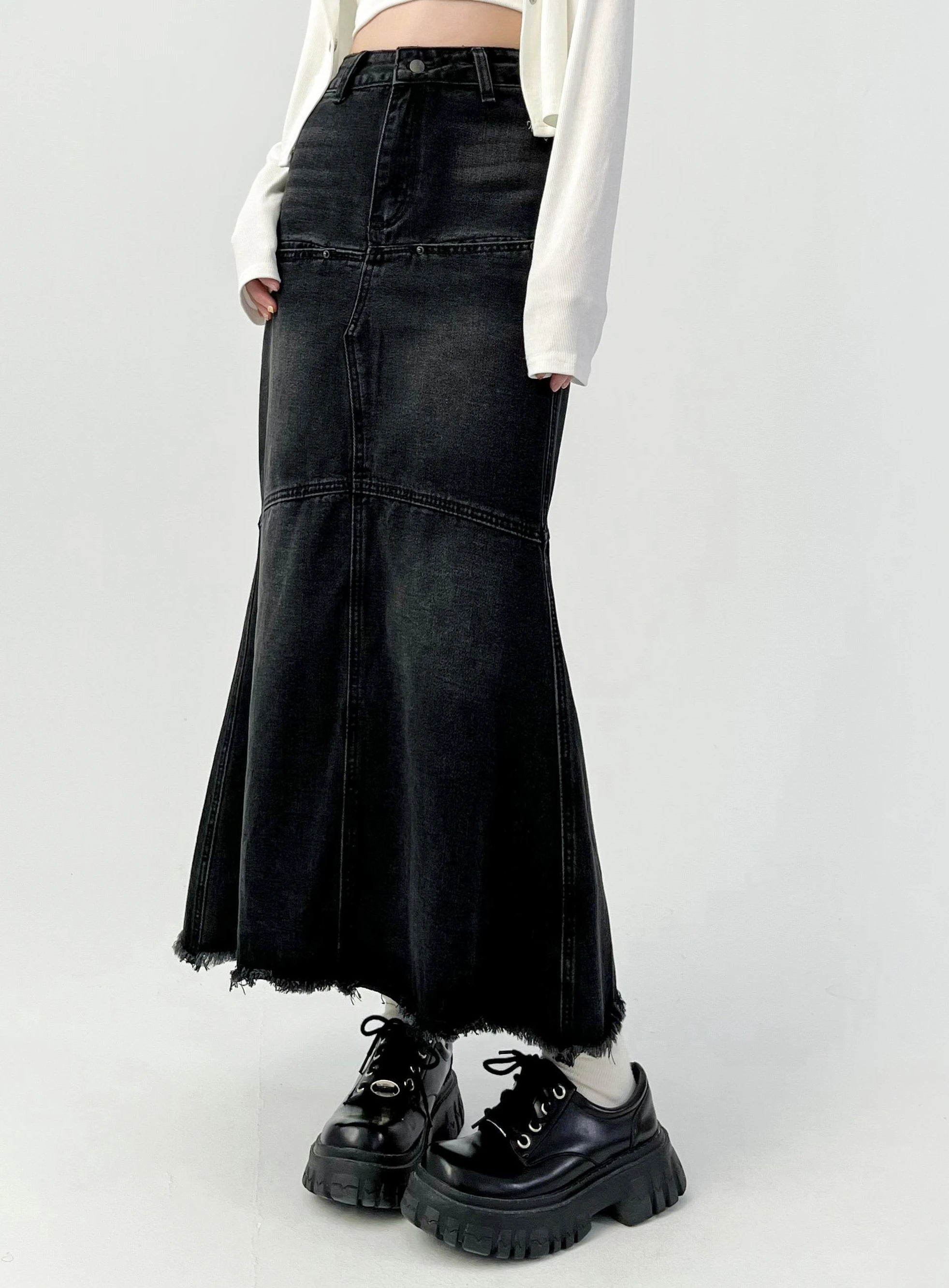 Y2K Denim Skirt - Retro 90s Grunge, Summer Outfits, Y2K Party & Club Fashion