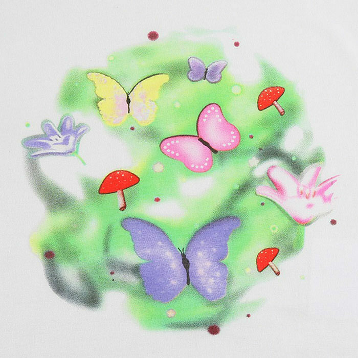 Y2K Fairy Garden Crop Top - 90s Grunge, Retro Summer, Pastel Goth, Y2K Party