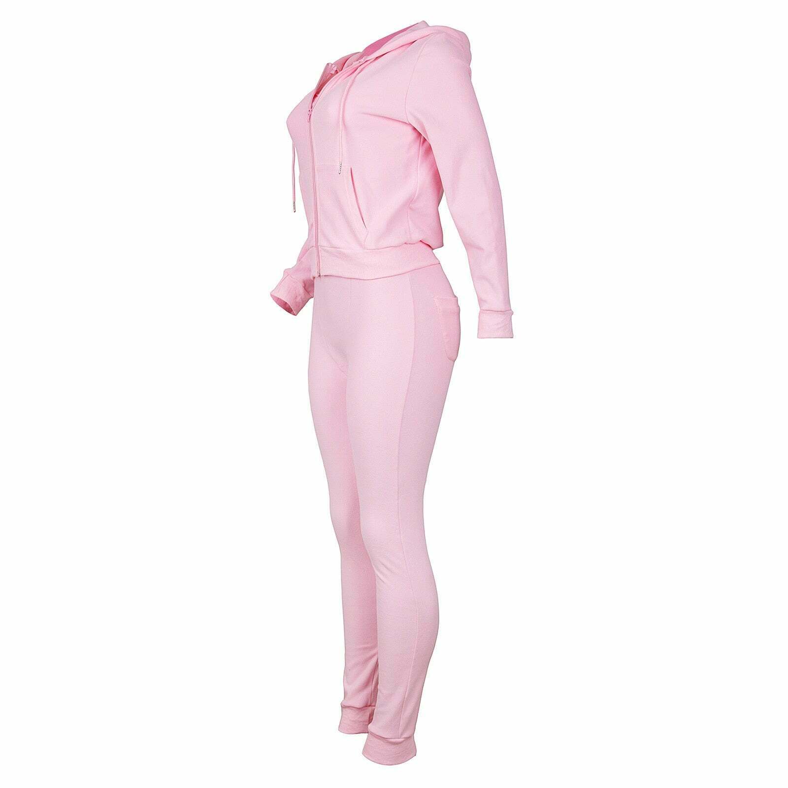 Y2K Grunge 3-Piece Fleece Tracksuit - Retro 90s Summer Outfit, Pastel Goth Style