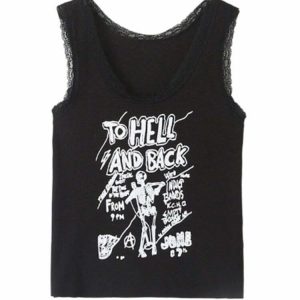 Y2K Grunge Aesthetic Lace Tank Top - Retro 90s Fashion, Summer Outfits, and Party Looks