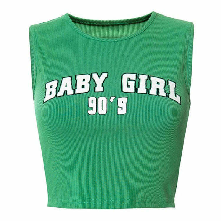 Y2K Grunge Baby Tee - 90s Crop Top for Retro Summer Outfits, Club & Party Looks