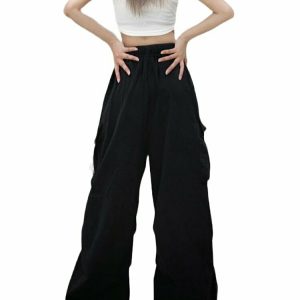 Y2K Grunge Baggy Cargo Pants - Retro 90s Fashion, Summer Outfits, and Hip Hop Style