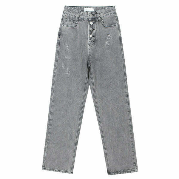 Y2K Grunge Baggy Jeans - Retro 90s Fashion, Summer Y2K Outfits, Hip Hop Style