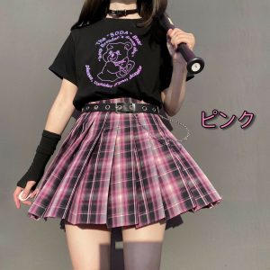 Y2K Grunge Bear Print Aesthetic T-Shirt - Retro 90s Summer Outfit, Pastel Goth Style