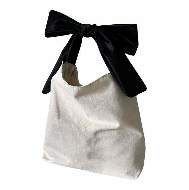 Y2K Grunge Bow-Tie Mini Bag - Perfect for 90s Fashion, Summer Outfits, and Retro Style