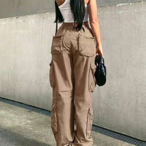 Y2K Grunge Cargo Jeans - Retro 90s Fashion, Summer Outfits, and Hip Hop Style