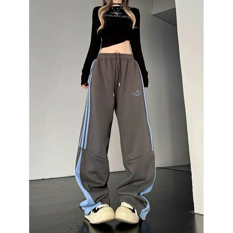 Y2K Grunge Cargo Sweatpants - Retro 90s Fashion, Summer Y2K Outfits, Hip Hop Style