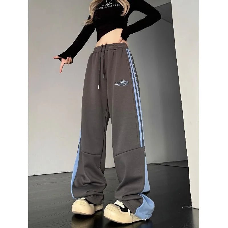 Y2K Grunge Cargo Sweatpants - Retro 90s Fashion, Summer Y2K Outfits, Hip Hop Style