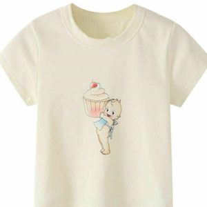 Y2K Grunge Cartoon Crop Top - Retro 90s Fashion, Summer Outfits, Baby Tees, Pastel