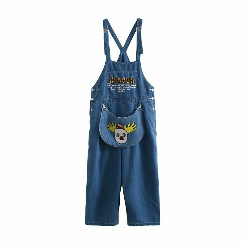 Y2K Grunge Denim Jumpsuit - Retro 90s Fashion, Summer Outfits, and Party Looks