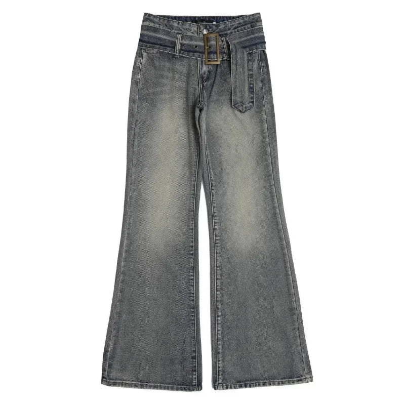 Y2K Grunge Denim Pants - Retro 90s Fashion, Summer Outfits, and Hip Hop Style