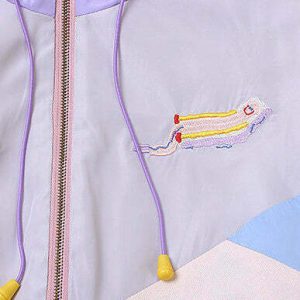 Y2K Grunge Embroidered Tennis Jacket - Retro 90s Fashion, Summer Outfits, and Party Looks