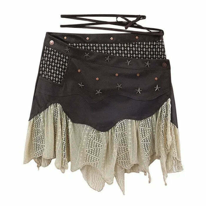 Y2K Grunge Fairy Mini Skirt - Retro 90s Fashion, Summer Outfits, and Party Looks