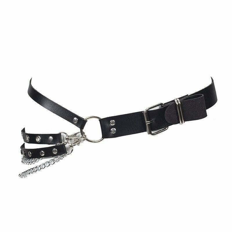 Y2K Grunge Goth Punk Belt - Retro 90s Fashion Accessory for Y2K Outfits & Summer Looks