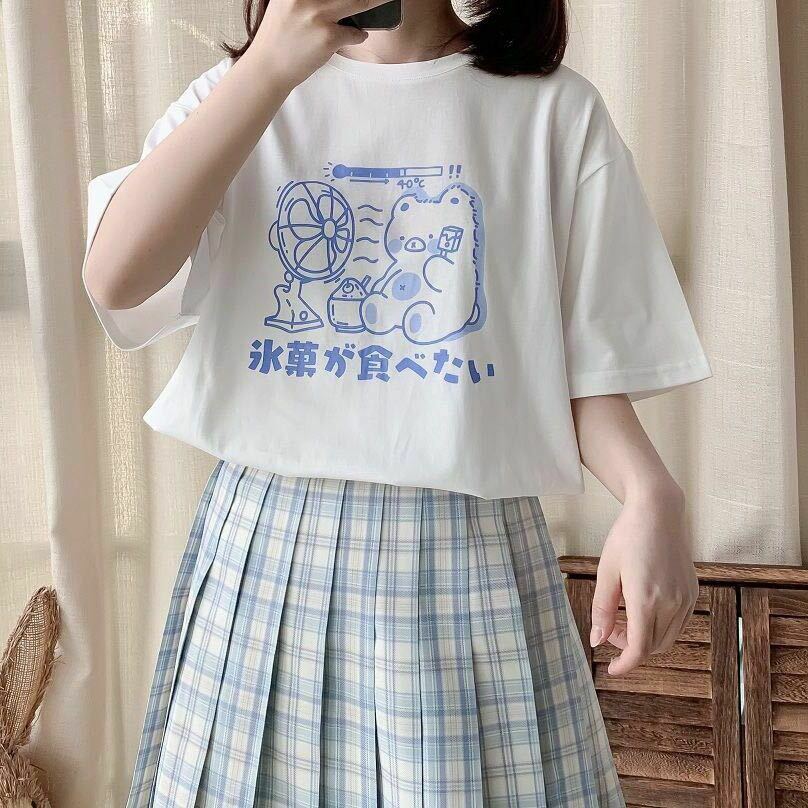 Y2K Grunge Harajuku Fashion Cute T-Shirt - Retro 90s Summer Outfit, Baby Tees, Y