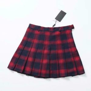 Y2K Grunge Harajuku Plaid Skirt - Retro 90s Summer Outfit, Pastel Goth, Y