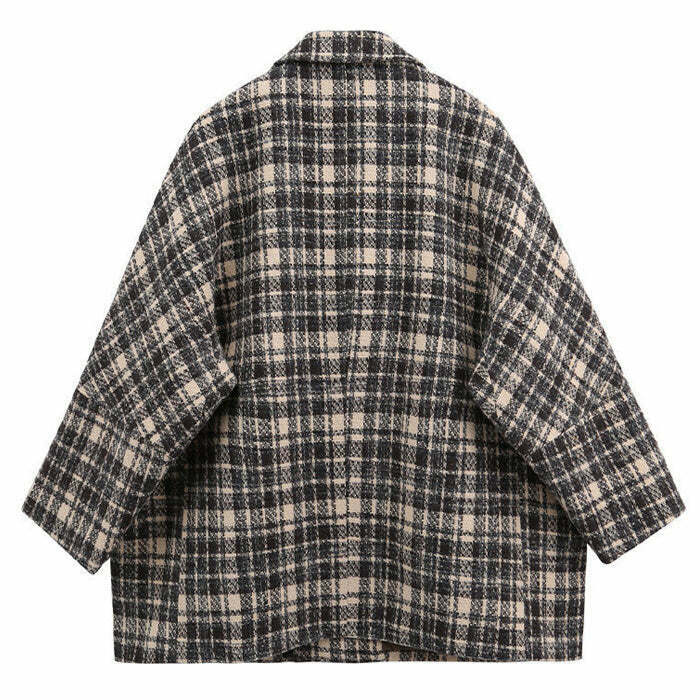 Y2K Grunge Plaid Jacket - 90s Retro Style, Summer Outfits, and Party Looks