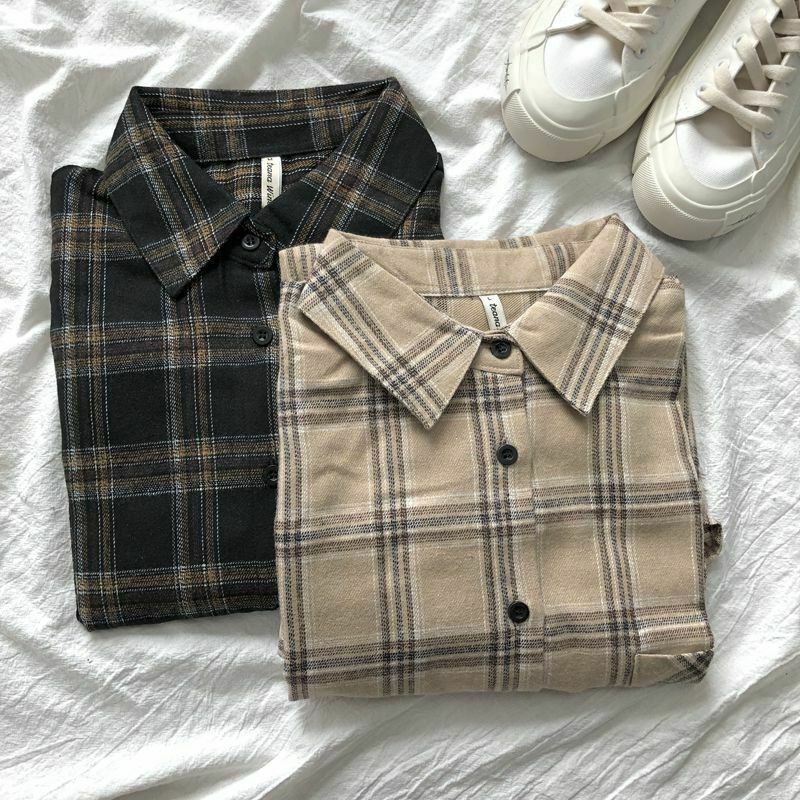 Y2K Grunge Plaid Shirt - Retro 90s Fashion, Summer Outfits, and Party Looks