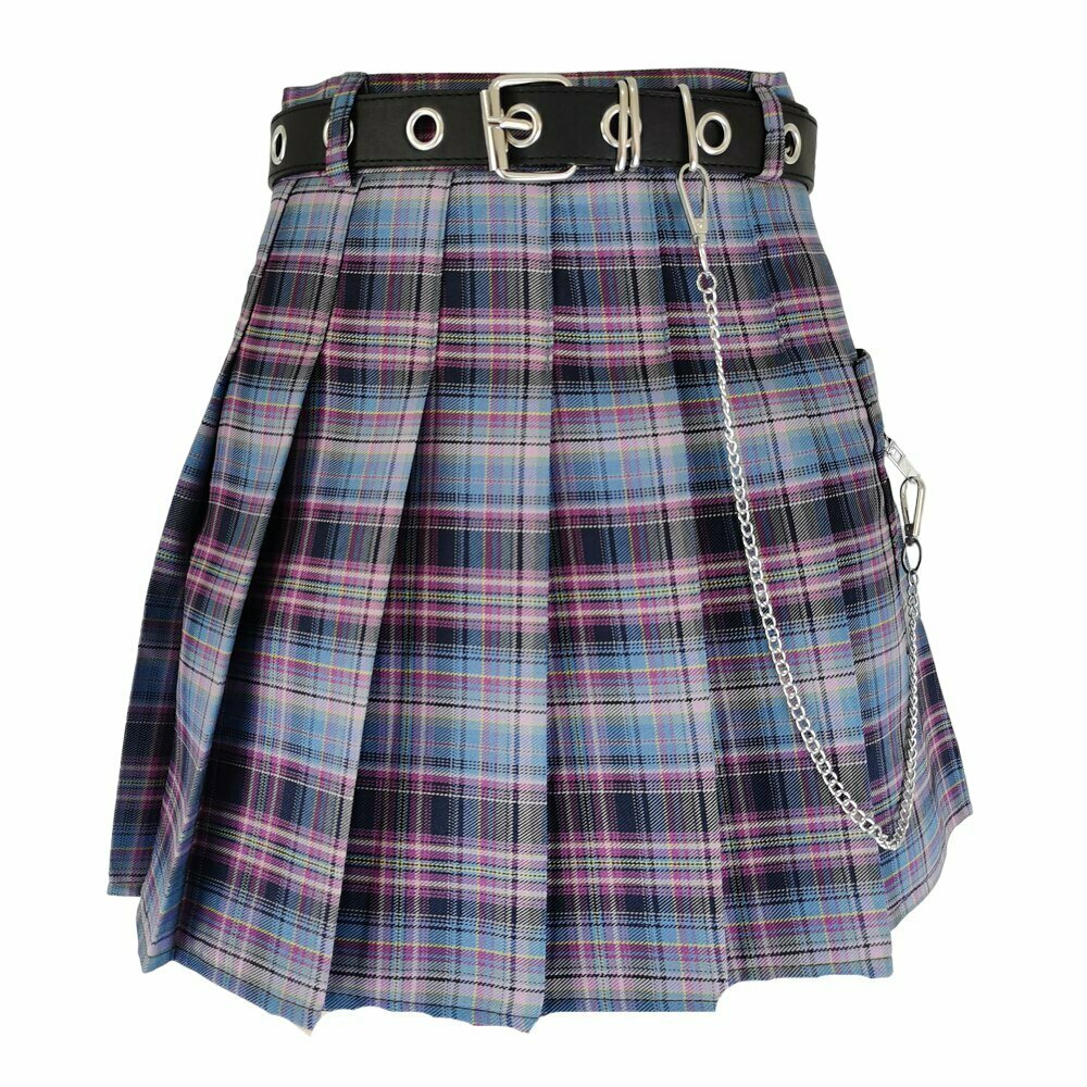 Y2K Grunge Pleated Skirt - Retro 90s Fashion, Summer Outfits, and Clubwear