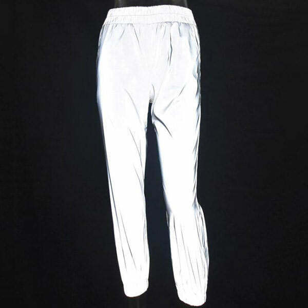 Y2K Grunge Reflective Sweat Pants - 90s Fashion, Retro Style, Y2K Club Outfits,