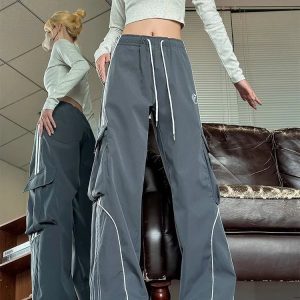 Y2K Grunge Retro Oversize Cargo Pants - 90s Fashion, Summer Outfits, and Hip Hop Style