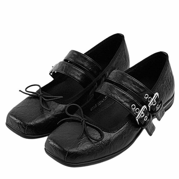 Y2K Grunge Sleaze Ballet Flats - Retro 90s Fashion, Summer Outfits, and Party Looks