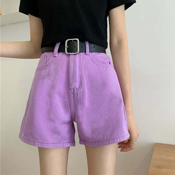 Y2K Grunge Summer Shorts - Retro 90s Fashion, Baby Tees, and Pastel Goth Outfits