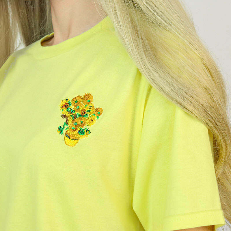 Y2K Grunge Sunflowers Tee - Retro 90s Fashion, Summer Y2K Outfits, Pastel Goth