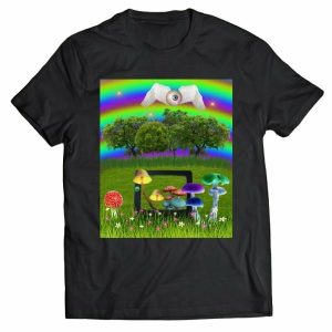 Y2K Grunge Weirdcore Mushrooms Eye T-Shirt - Retro 90s Fashion, Summer Y2K Outfits