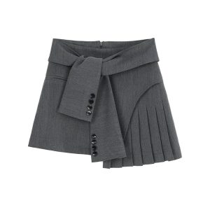 Y2K Harajuku Pleated Mini Skirt - 90s Grunge, Retro Y2K Summer Outfits