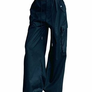 Y2K High Waist Cargo Pants - 90s Grunge, Retro, Summer Outfits, Y2K Fashion Essentials