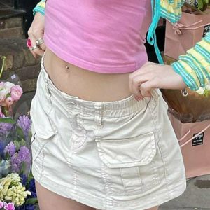 Y2K Mini Summer Skirt - 90s Grunge, Retro Y2K Fashion, Pastel Goth, Y