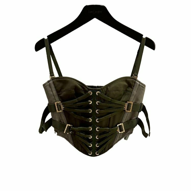 Y2K Off-Shoulder Chic Corset - 90s Grunge, Retro, Summer, Party, and Club